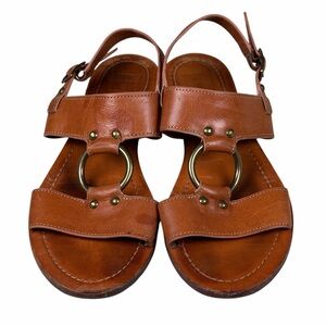 FRYE Women's Rachel Harness Dress Sandal in‎ Tan Size 9 M